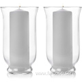 custom hurricane glass vase Pillar candle holder